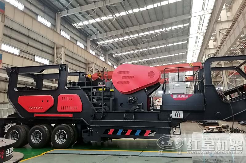建筑垃圾移動(dòng)顎式破碎站